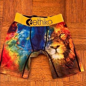 Boys youth Ethika Colorful Lion Print Boxer Briefs
